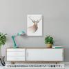 Art Panel Painting Decoration igsticker 420mm x 297mm A3 Photo Wall Hanging Wooden Frame Interior Decor Stylish 015582 Deer Animal Picture