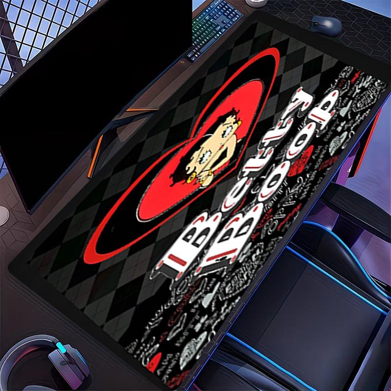 Betty Boop Print Mouse Pad, for Keyboard Pad Laptop PC Mat for Office Home Use, Desk Decor, Perfect Birthday Gift for Gamers