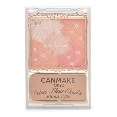 Canmake Glow Floor Cheek Pact Blusher 6,3 g, B01 Cotton Coral, 1 pezzo