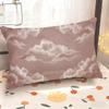 Pink Clouds Patterned Pillowcase Suitable For Sofa Bedroom Car Pillow Cover Cushion Rectangular Back Cushion