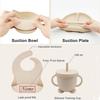 Personalized Name Baby Feeding Set Kids Silicone Plate Bowl Straw Cup Customized Children's Tableware Baby Supplies Newborn Gift