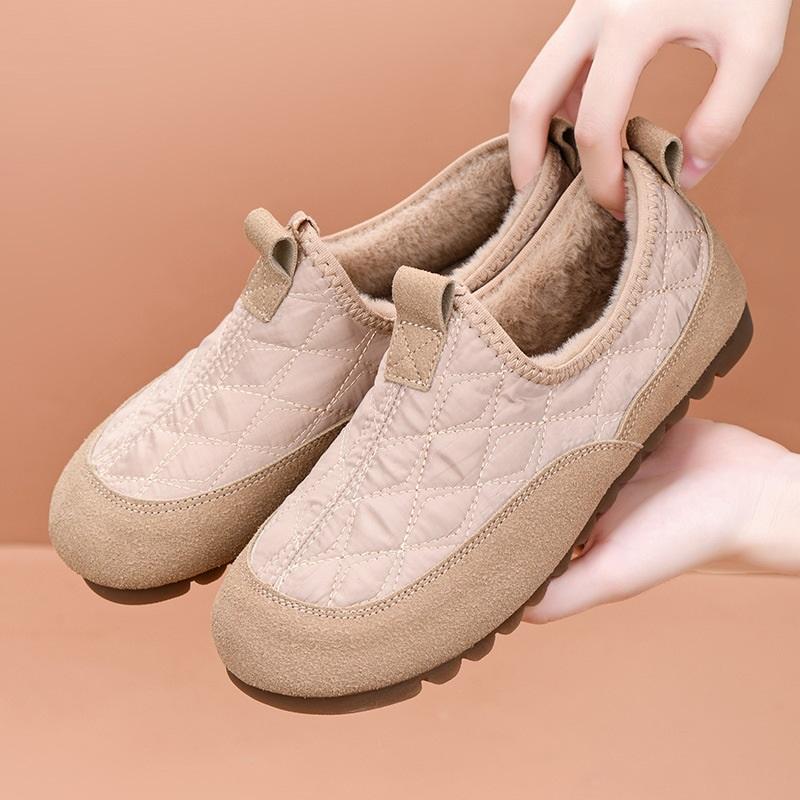 Women's Winter Casual Velvet Soft Soled Cloth Shoes Cotton Shoes