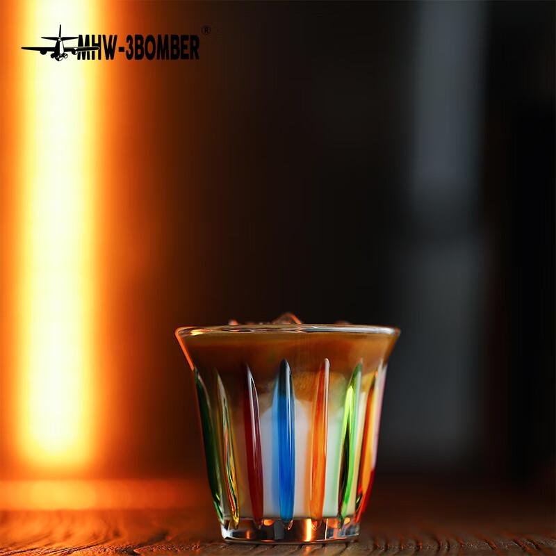 MHW-3BOMBER Bomber [Gift] Coffee Glass Cup, Australian White Cup, Latte Cup, Water Cup, Dirty Cup, Hand-Painted