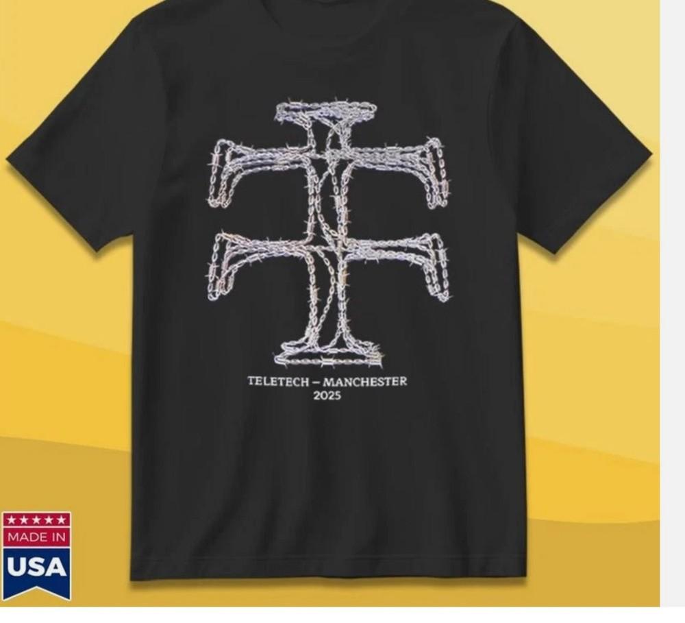 Футболка Teletech Manchester 2025 S-5XL Унисекс L