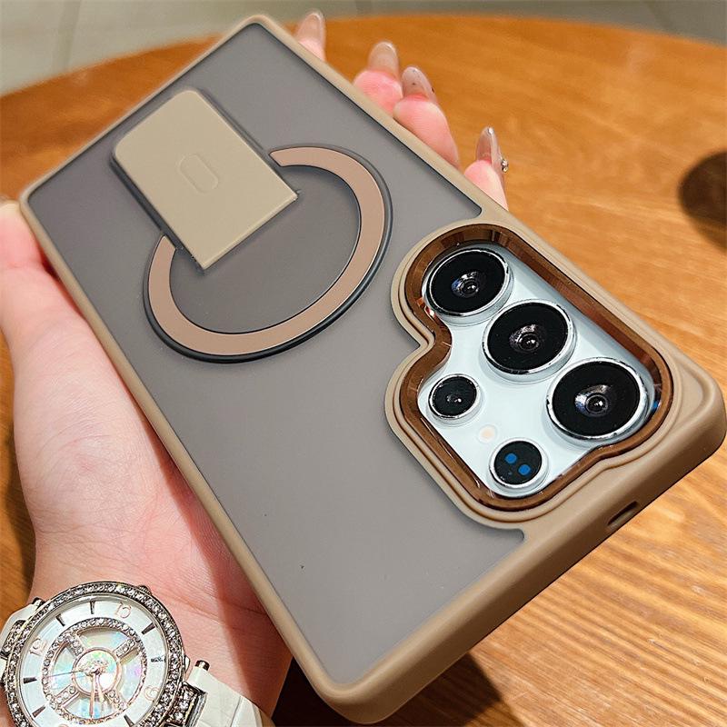 Invisible Magnetic Phone Case for Samsung S25 Ultra, Compatible with S24 FE/S23/S25 Plus