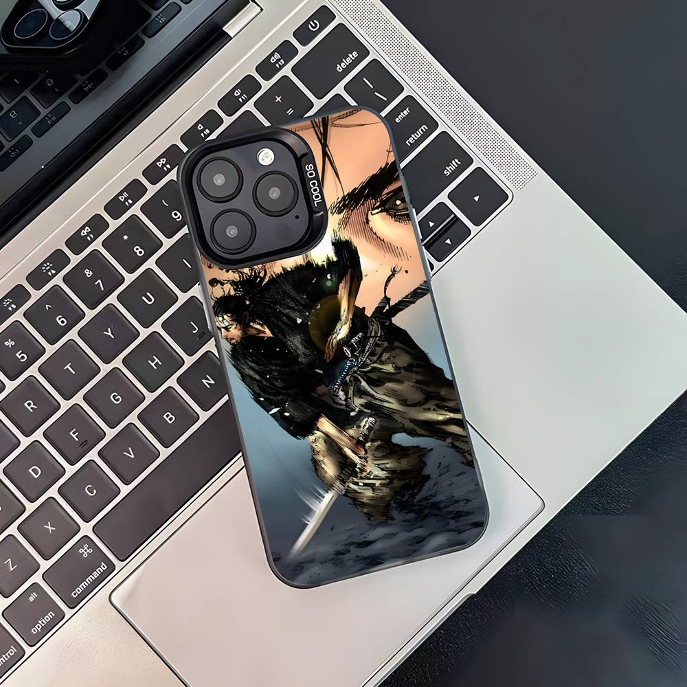 Vagabond Miyamoto Musashi For Black Candy Matte Cover iPhone 17,16,15,14,13,12,11,Pro,MAX,Plus