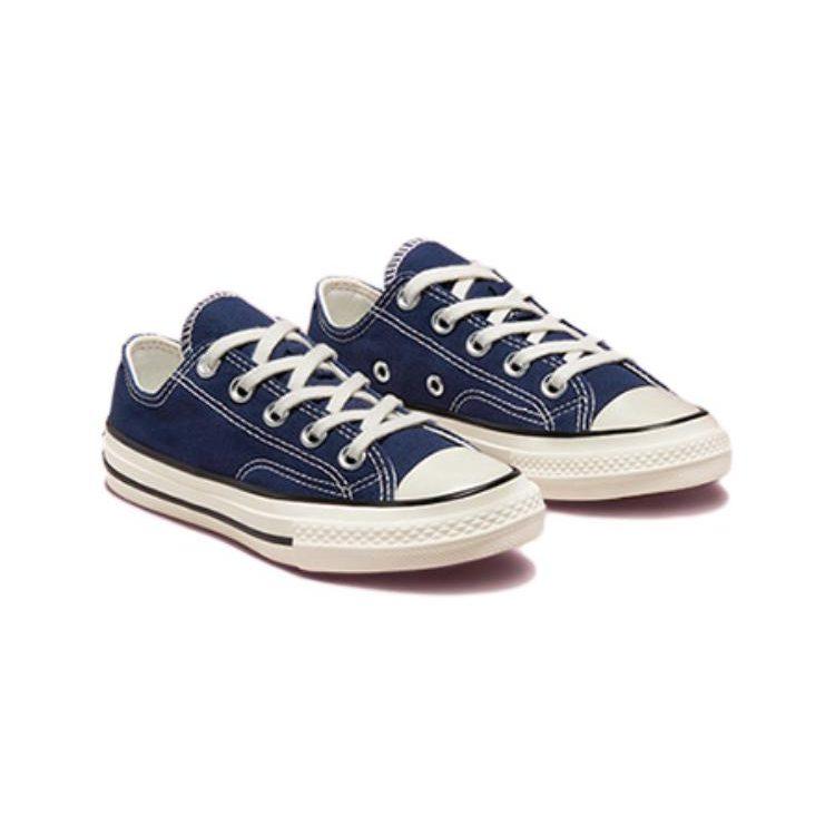 Converse Chuck 70 Taylor All Star Canvas Low Top Kids Canvas Shoes Dark Blue Children Aged 3 7 Years Old 372886C