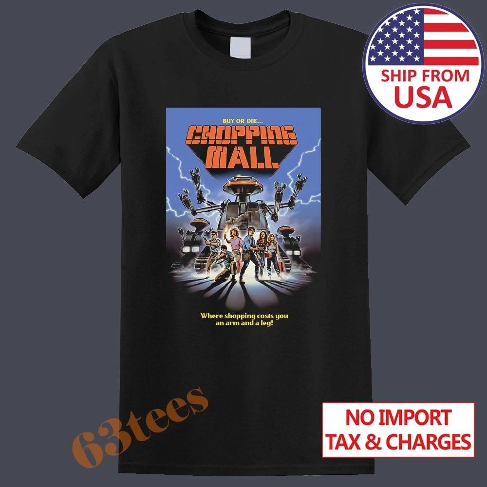 Chopping Mall Retro Horror Movie Men s Black Size S to 5XL M