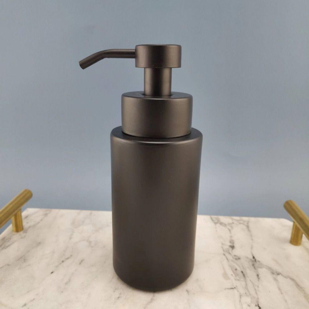 Refillable Hand Soap Dispenser 304 Stainless Steel Pump Foam Lotion Bottle  Bathroom Decor