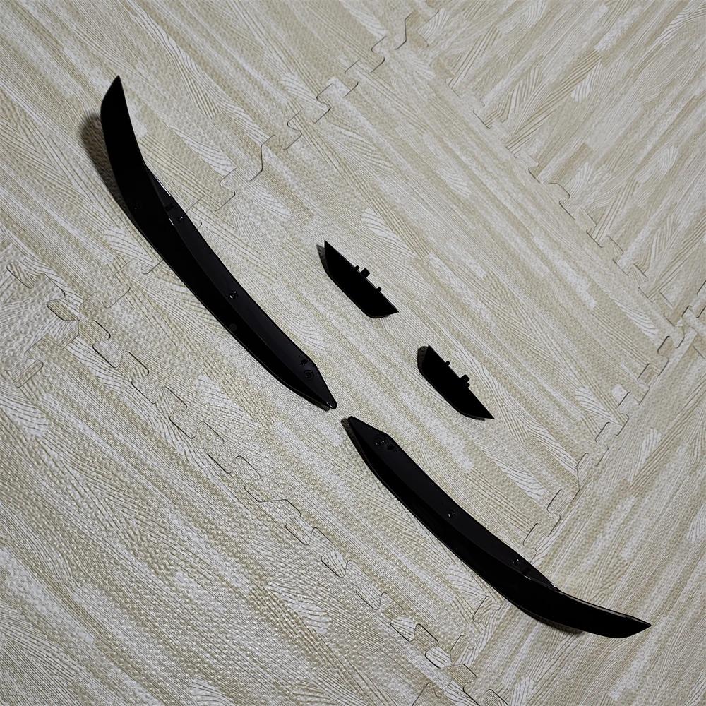 Car Front Bumper Side Spoiler Splitter Canard For Mercedes Benz C118 W118 CLA45 AMG 2019-2023 ABS Fog Lamp Grille Trim Air Blade