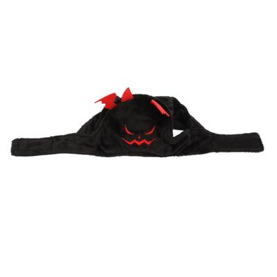 Halloween Pumpkin Cat Hat Cute Skin Friendly Tear Resistant Cat Costumes for Pets Dogs Cats Black