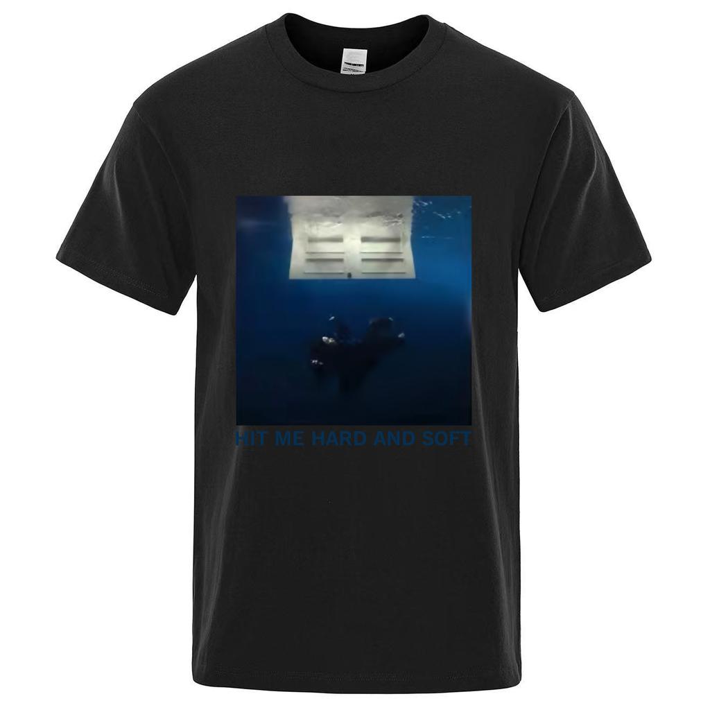 Hit Me Hard and Soft Tour Popularna Koszulka Billie T-shirty Hit Me Hard and Soft Topy Najlepszy Dodatek dla Fanów Muzyki Oversize