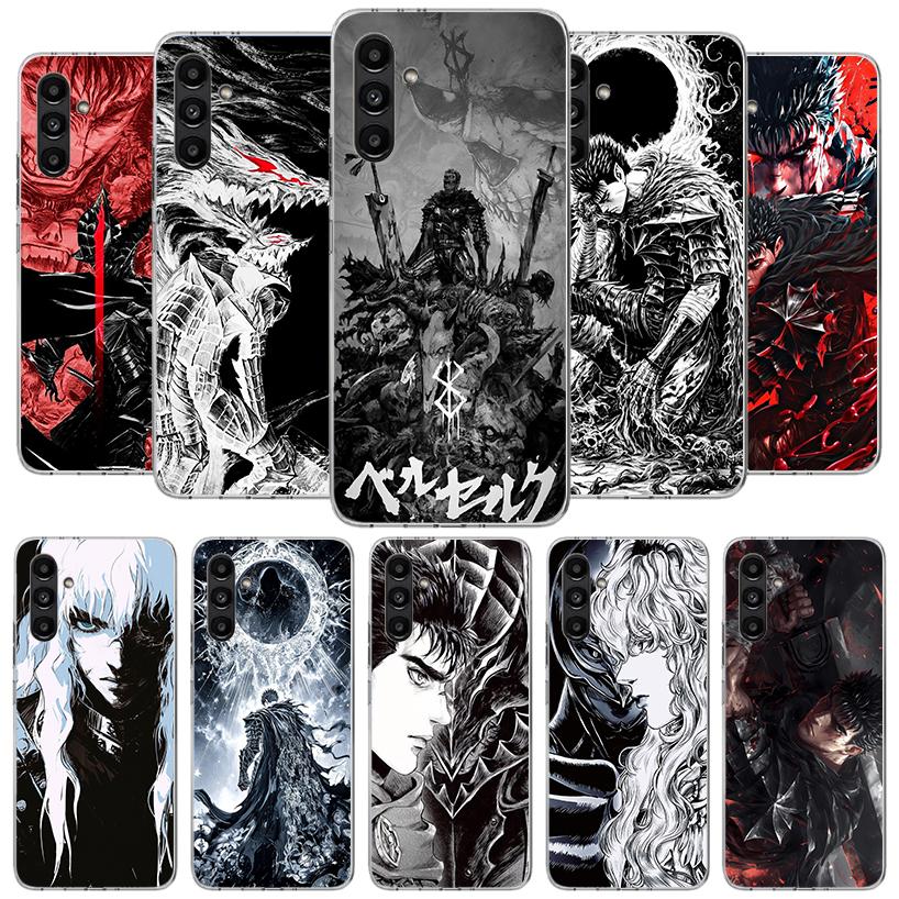 Black White G-Guts B-Berserks Phone Case For Samsung Galaxy A17 A37 A57 A16 A26 A36 A56 A15 A25 A35 A55 A14 A24 A34 A54 A13 A23
