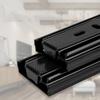 1Pair Cold Rolled Steel Drawer Slides Soft Close Drawer Track Rail Cabinet Drawer Track Slide Sliding Furniture Hardware