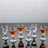 6pcs Glass White Spirit Cups Small Spirits Cups One-sipped Cup Small Wine Cups Bullet Cup Wine Glasses Shot Glass Cups Best Gift