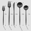 Matte Black Silverware Set, Vanys 20 Piece Stainless Steel Cutlery Flatware Set, Kitchen Utensil Sets for 4, Tableware With Knife Spoons And Forks