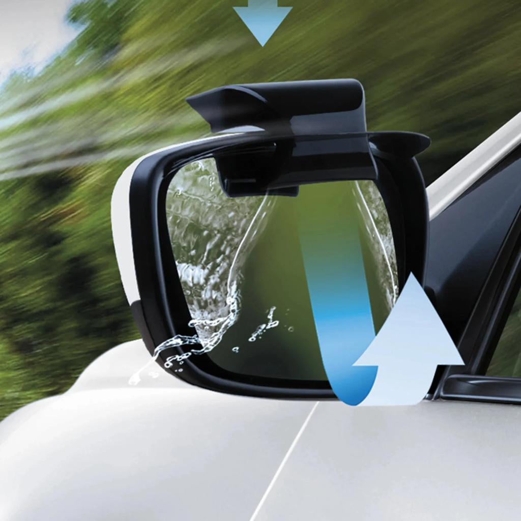 2 kusy Vedení větru Zpětné zrcátko Fén Obočí odolné proti dešti Stínítko do auta Kryt proti dešti Chránič proti dešti Univerzální