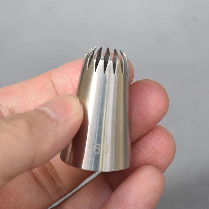 Nozzle Cake Decorating Tips Stainless Steel Writing Tube Icing Piping Nozzle Cream Baking & Pastry Tools Baking Tools 6B#