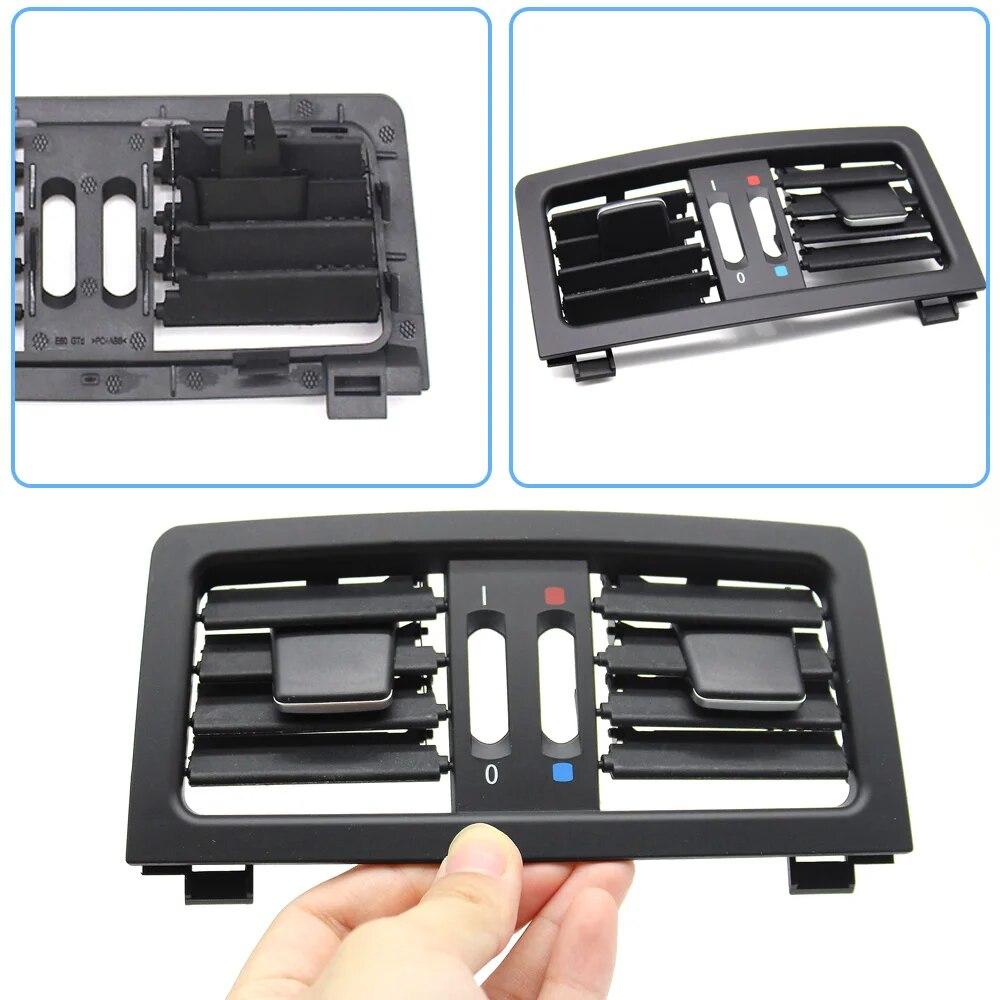 Auto-Hintere Klimaanlagen-Panel-Abdeckung AC Vent Grille Trim Ersatz für BMW 5 Series E60 E61 545i 550i 2003-2009 64226957974