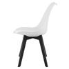 MARK Chair - White / Black Legs X 1