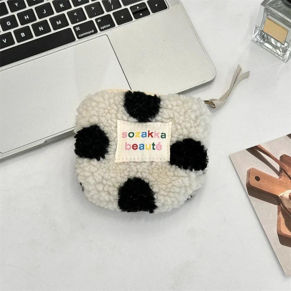 Coin Purse Women Fresh Floral Coin Wallet Zipper Bag Change Pouch Key Holder Small Mini Storage Case Pouch Money Bags Gift