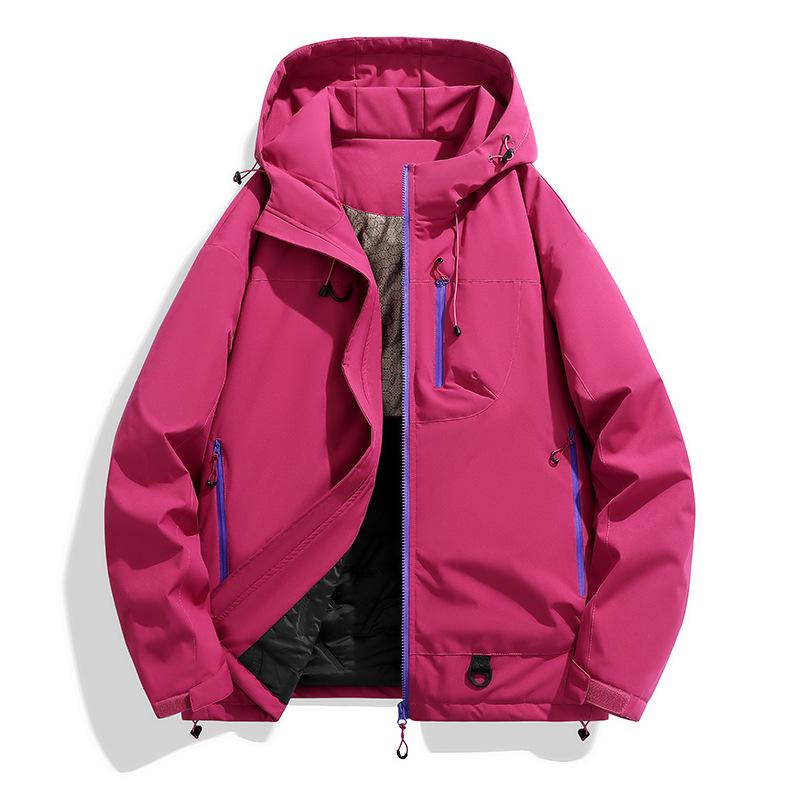 Giacca Unisex 3-in-1 Antivento & Impermeabile da Esterno per Escursionismo & Alpinismo per Primavera & Autunno