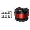 Car Modification Quick Release Steering Wheel Hub Adapter 6 Hole Snap Off Boss Kit Aluminium