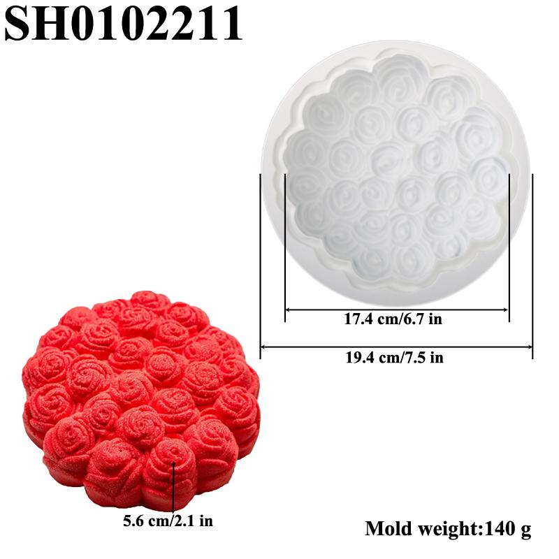 Food Grade Silicone Cake Molds Single Cell Mousse Moulds Dessert Decorating Pan Non Stick Pastry Baking Tools Kitchen Bakeware
