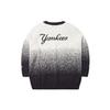 New Era FW23 MLB New York Yankees V-Neck Vintage Hand-Drawn Gradient Knit Sweater Unisex sweater Black 14112318