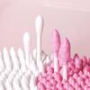 100/200/300 Stück Einweg-Doppelkopf-Wattestäbchen aus Holz für Lippenstift, Ohrenstäbchen, Reinigung von Wattestäbchen, Make-up-Sticks, Wattestäbchen