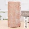 Mercerized Cotton And Linen Flat Belt Thread Light Body Ice Silk Crochet Hook Hat Wool Ball Handmade Diy Knitting Material Package