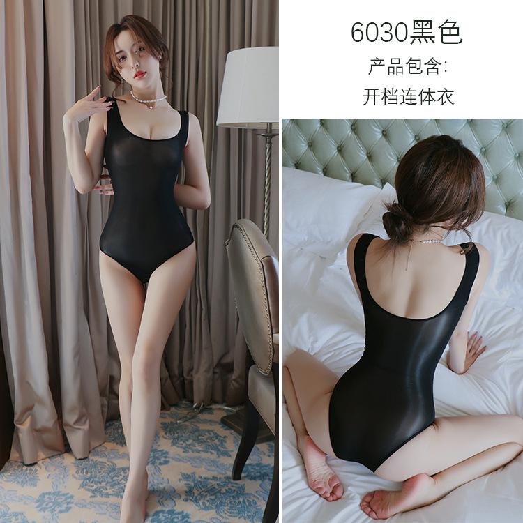Sexuell weiblich sexy transparenter Einteiler eng elastischer Badeanzug toter Tank Wasser Versuchung