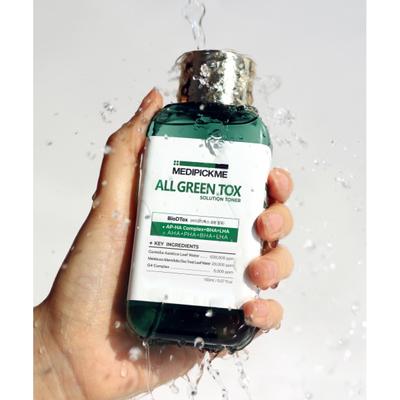 Medipickme All Green Tox Solution Cica Sebum   Barrier Remediation Toner 150ml