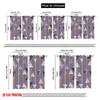 2pcs,2D Plane Printing Curtains Digital Printed Geometric Triangles Harmony Versatile Polyester (without Rod) Art Deco Festive