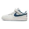 Nike Court Borough Low 2 SE PS Białe Błękit Waleriany Dziecięce Sneakersy Summit-White Glacier-Blue DQ5980-100