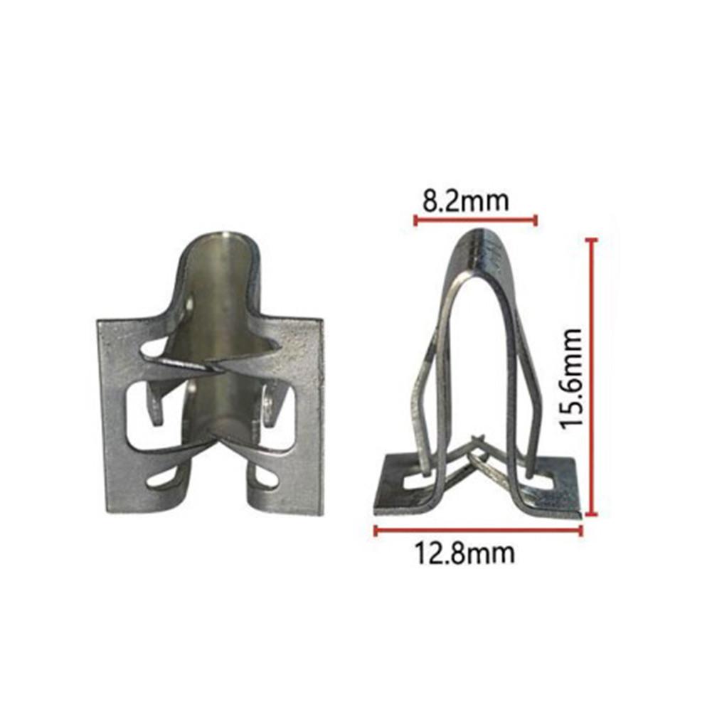 50 Clip Fissaggio In Metallo Universali Per Auto – Rivetti Per Cruscotto, Parafanghi, Paraurti E Portiere, Compatibili Con Audi, Mazda, Ford