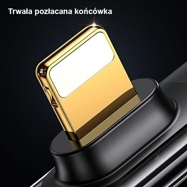 Usams Kabel Kątowy Usb-C Na Lightningpd 20W Fast Charging Iceflake Series 1,2M Czarny/Black Sj583Usb01 (Us-Sj583)