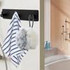 Self Adhesive Door Hook Key Holder Towel and Robe Holder Stainless Steel Kitchen Hardware Hook Bathroom Supplies Storage Hook