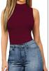 New Arrival Women's High Neck Sleeveless Jumpsuit - European & American Style, Sexy & Slimming