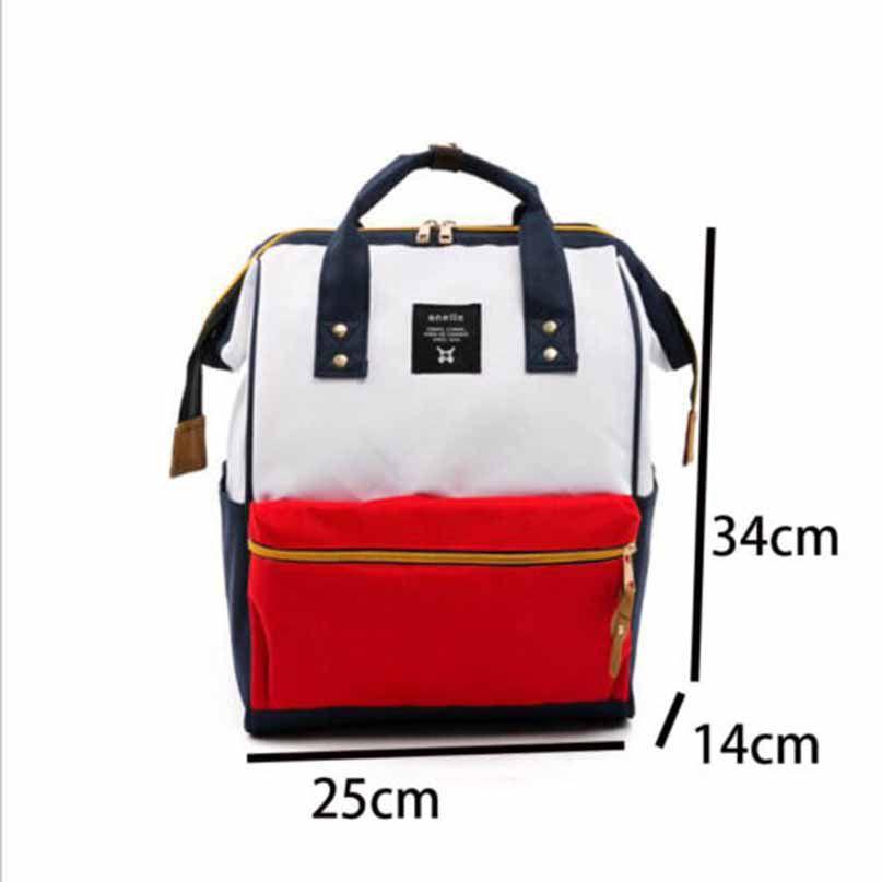 Japan Anello Canvas Backpack Rucksack School Bag With Waterproof Durable Fabric And Multiple Interior Pockets