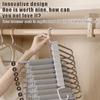 Sammenleggbare magiske buksehengere 5/9 lag rustfritt stål plassbesparende klesstativ organizer for garderobe jeans bukser skjerf