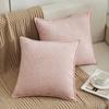 Pillow Cover Does Not Contain Core, Double-sided Chenille Edge Solid Color Pillow, Office Sofa Back Pillow, Bedside Cushion Cover