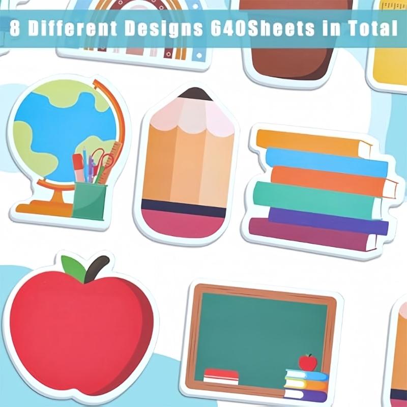 9 Pieces Friendly Removable Note Paper Set Strong Adhesive Note Sheets for Office Meetings and Creative Planning