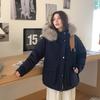 Womens Short Winter Padded Jacket 2026 Warm Hooded Cotton Coat Casual Workwear