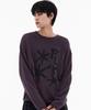 FILLUMINATE Flm Graphic Knit Pullover - Dark Purple