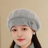 Winter Mother Hat Women's Fashion Knitted Beret In The Elderly Anti-cold Warm Wool Hat