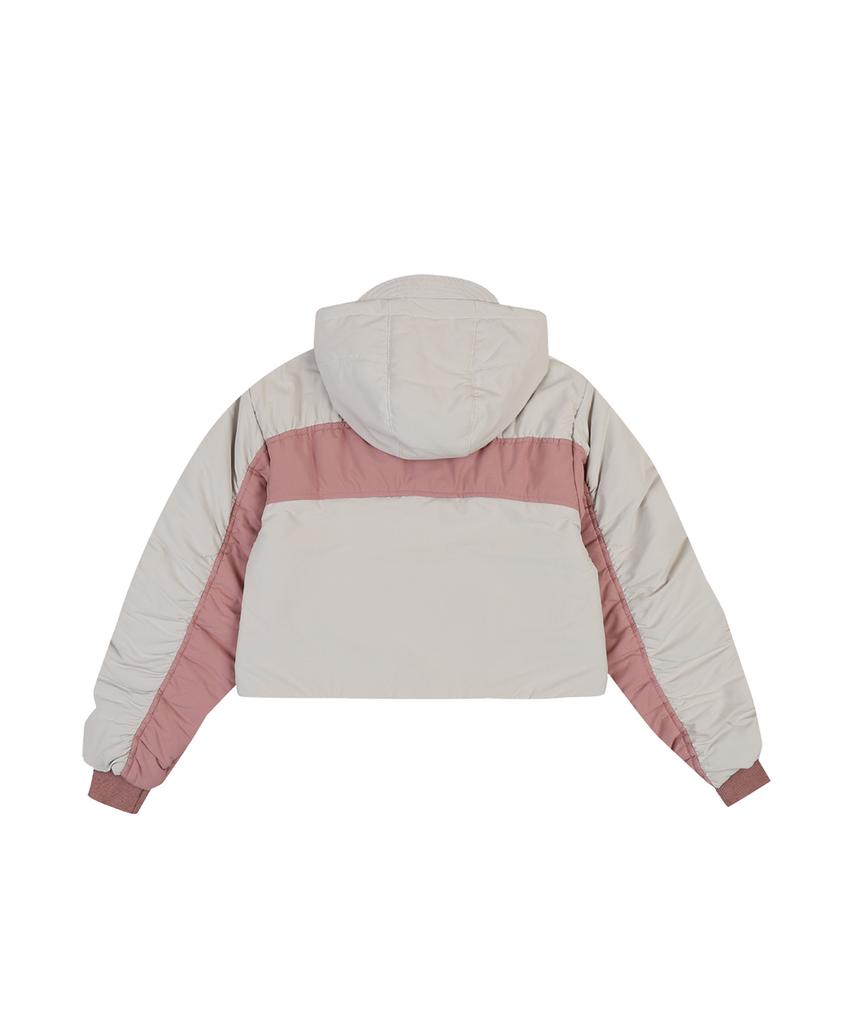 Gola W Active Padded Hood Half Zip-Up [Beige]