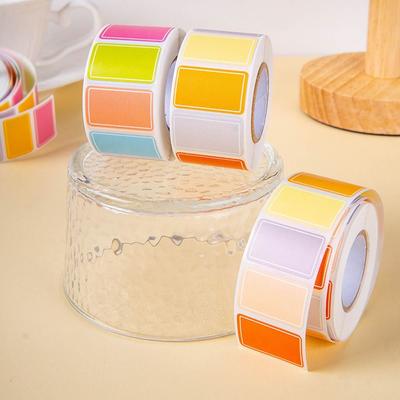 500Pcs/Roll Durable Waterproof Label Stickers Self-adhesive Stationery Supplies Labels Index Blank Name Sticker