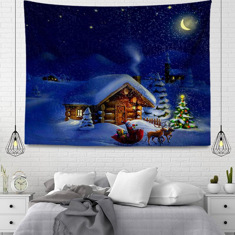 

Серия подвесных тканевых гобеленов в рождественском стиле 200x150cm