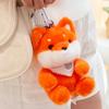 1Pc 13Cm Lovely Duck Frog Raccoon Fox Plushie Toy Cartoon Panda Dinosaur Elephant Pendant Plush Toys Birthday Decor Gift